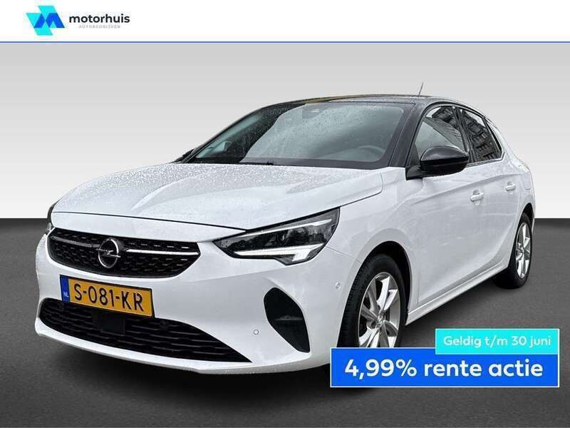 Wit Gebruikt 2023 Opel Corsa Elegance Hatchback | € 17.990 (Eerlijke prijs) - Afbeelding 1/4