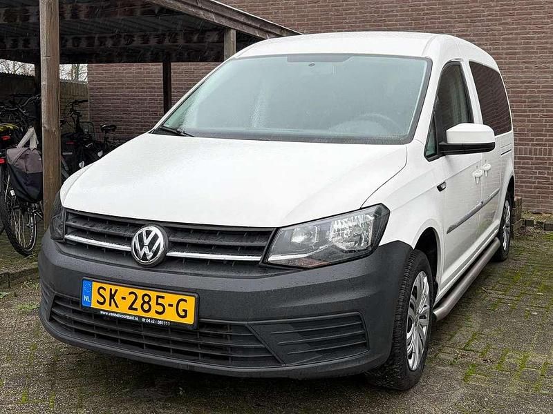 Wit Occasion 2018 VW Caddy Comfortline MPV | € 9.950 - Afbeelding 1/4