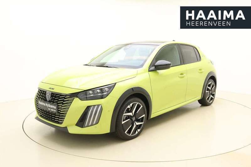 Geel Gebruikt 2024 Peugeot e-208 GTi Hatchback | € 36.950 - Afbeelding 1/3