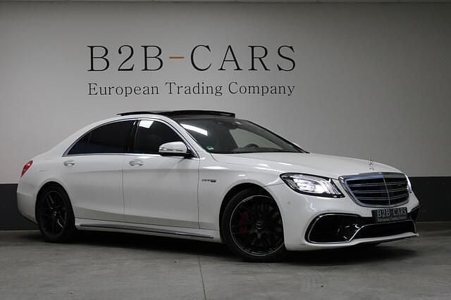 Wit Gebruikt 2020 Mercedes S63 AMG Premium Plus Sedan | € 89.900 - Afbeelding 1/4