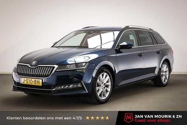 Blauw Gebruikt 2020 Skoda Superb Business Line Stationwagen | € 22.900 (Super prijs) - Afbeelding 1/4