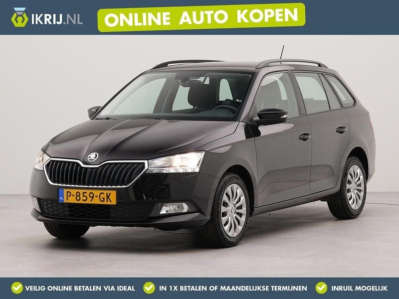 Zwart Gebruikt 2022 Skoda Fabia Ambition Stationwagen | € 14.550 (Eerlijke prijs) - Afbeelding 1/3