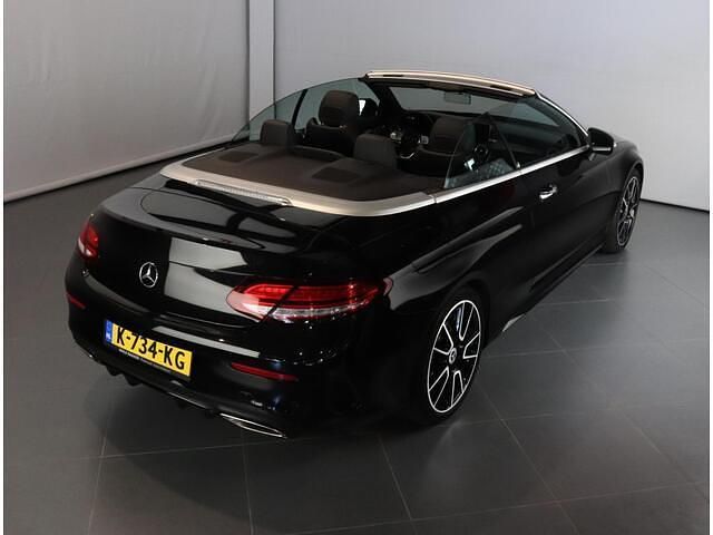 Occasion Mercedes C180 AMG line 157 PK (115 kW) 2021 Zwart Cabriolet