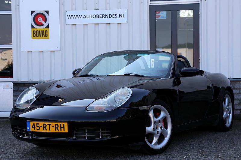 Zwart, metallic lak Occasion 2001 Porsche Boxster S Cabriolet | € 18.900 (Eerlijke prijs) - Afbeelding 1/4