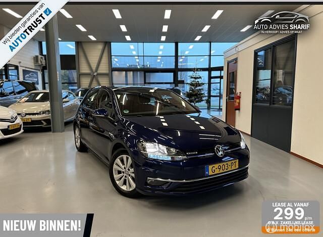Blauw Gebruikt 2019 VW Golf VII Comfortline Hatchback | € 18.450 (Eerlijke prijs) - Afbeelding 1/4