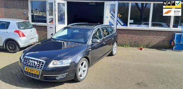 Zwart Gebruikt 2005 Audi A6 Basis Stationwagen | € 6.495 - Afbeelding 1/4