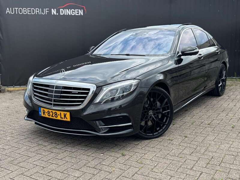 Bruin Gebruikt 2014 Mercedes S500 Prestige Sedan | € 34.950 - Afbeelding 1/4