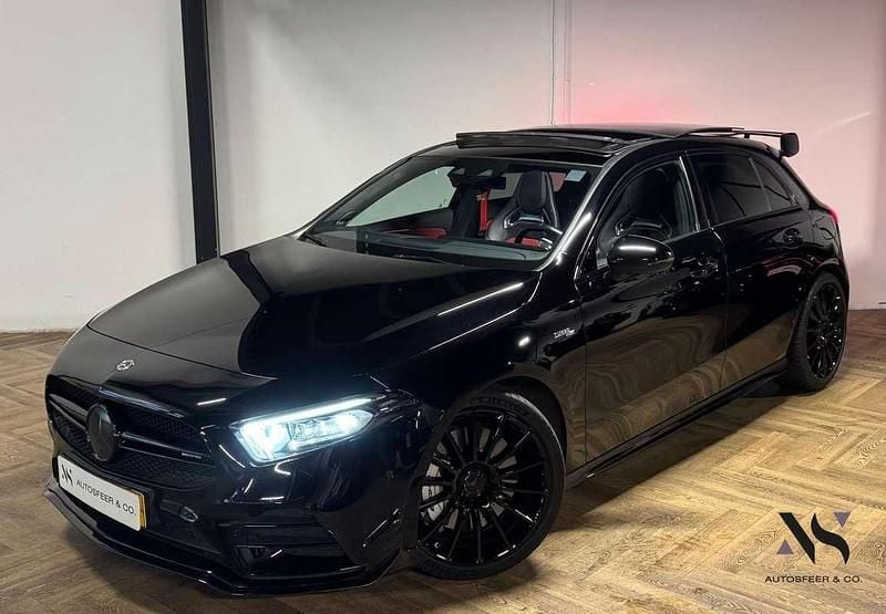 Occasion Mercedes A35 AMG AMG 306 PK (225 kW) 2019 Zwart Hatchback