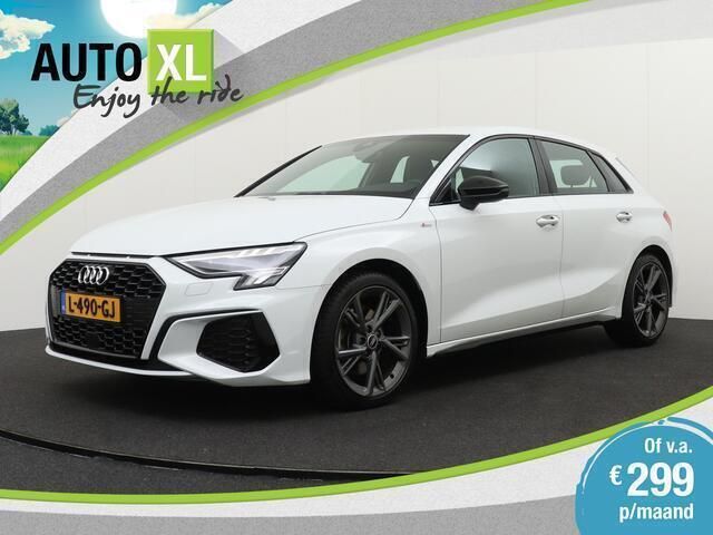 Wit Gebruikt 2021 Audi A3 Sportback S-Line Hatchback | € 25.940 (Eerlijke prijs) - Afbeelding 1/4