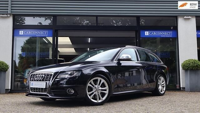 Zwart, metallic lak Gebruikt 2009 Audi A4 S-Line Stationwagen | € 14.990 (Iets duurder) - Afbeelding 1/4