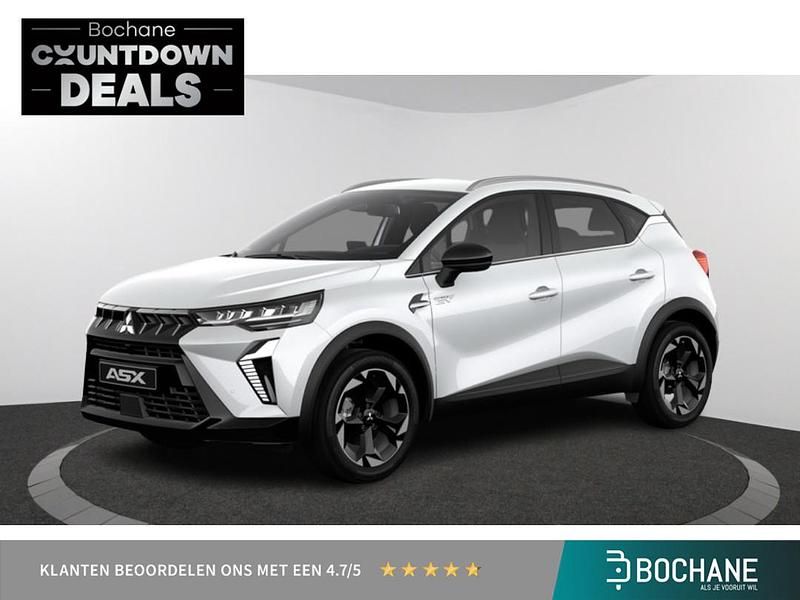 Chrystal white / zwart dak (wit metallic) Nieuw 2025 Mitsubishi ASX Intense+ SUV | € 38.290 (Eerlijke prijs) - Afbeelding 1/4