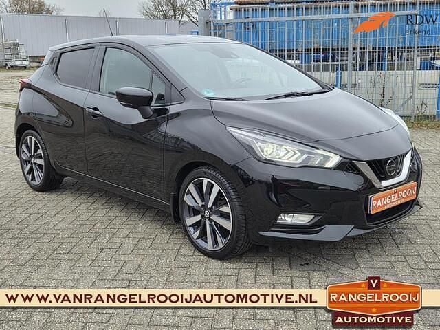 Occasion Nissan Micra Tekna 90 PK (66 kW) 2017 Zwart Hatchback