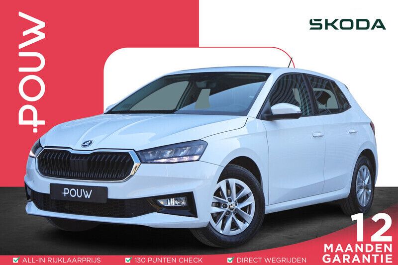 Wit Gebruikt 2023 Skoda Fabia Business Line Hatchback | € 19.450 (Eerlijke prijs) - Afbeelding 1/4