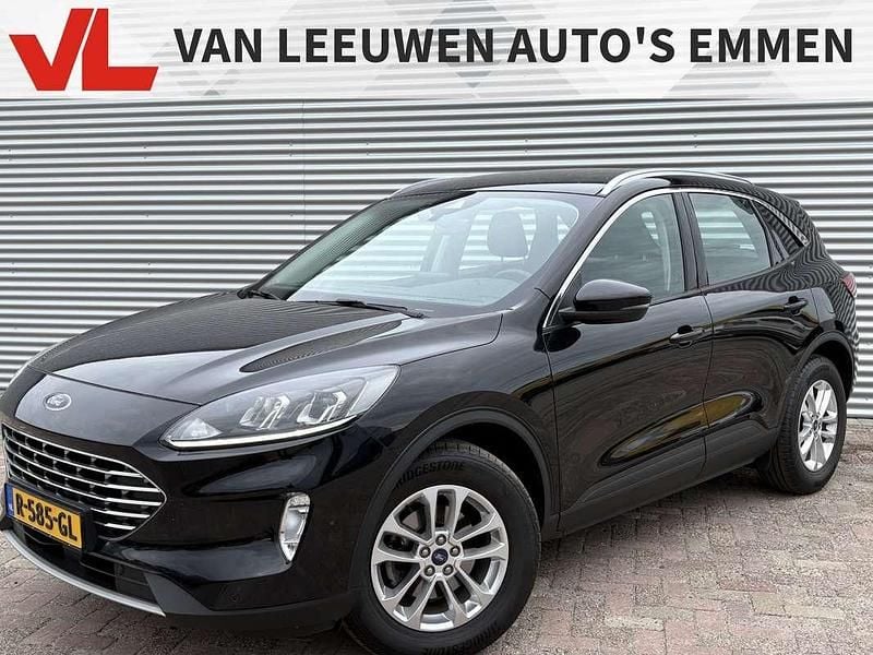 Zwart Gebruikt 2021 Ford Kuga Titanium SUV | € 17.900 (Super prijs) - Afbeelding 1/4