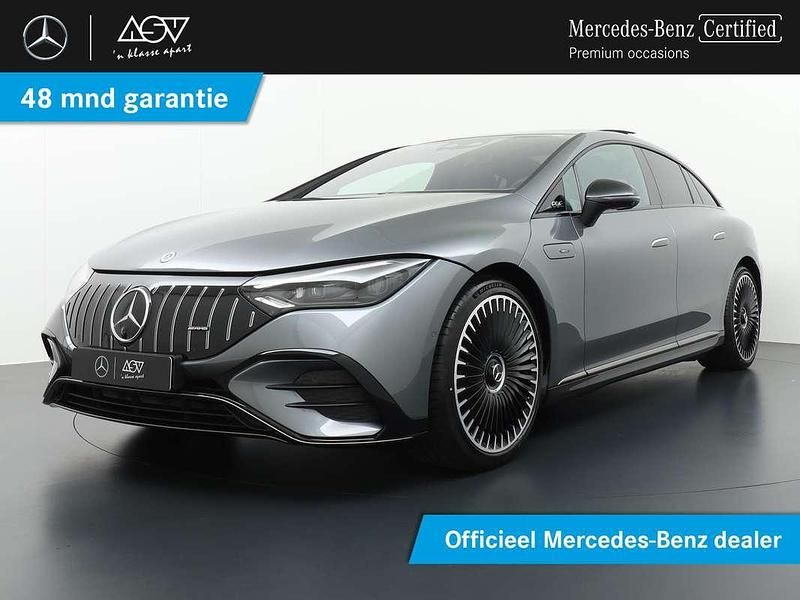 Grijs, metallic lak Gebruikt 2023 Mercedes EQE AMG 53 AMG Sedan | € 89.495 - Afbeelding 1/4