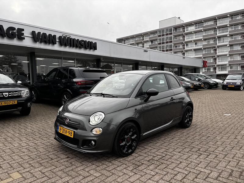 Grijs Occasion 2015 Fiat 500S Hatchback | € 9.250 (Eerlijke prijs) - Afbeelding 1/4