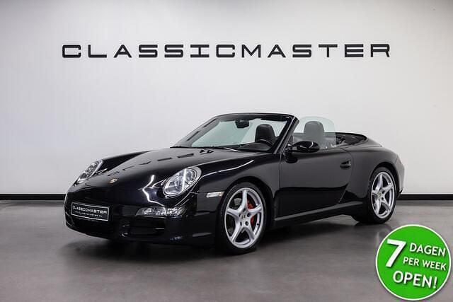 Zwart Gebruikt 2007 Porsche 911 Carrera S Cabriolet Cabriolet | € 47.997 - Afbeelding 1/4