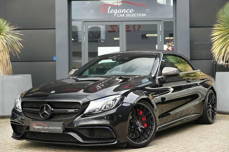 Occasion Mercedes C63 AMG AMG 510 PK (375 kW) 2017 Zwart Cabriolet