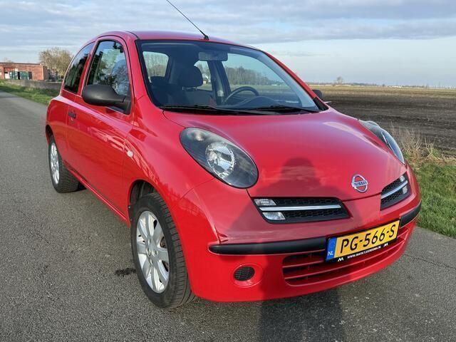 Rood Gebruikt 2007 Nissan Micra Hatchback | € 1.750 (Eerlijke prijs) - Afbeelding 1/4