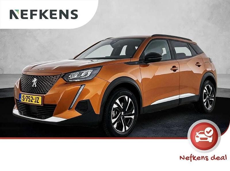 Oranje Occasion 2023 Peugeot e-2008 Allure SUV | € 20.400 (Eerlijke prijs) - Afbeelding 1/3