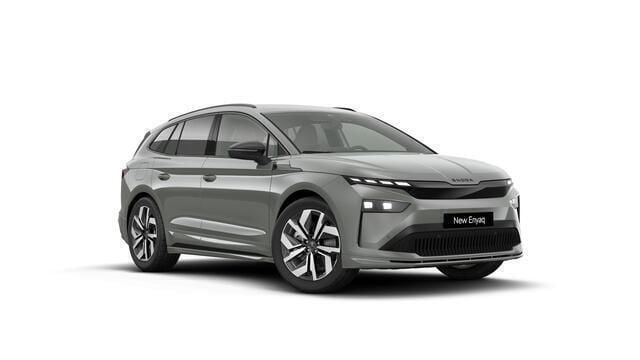 Grijs Nieuw 2025 Skoda Enyaq iV SportLine SUV | € 50.560 (Super prijs) - Afbeelding 1/4