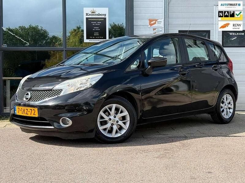 Zwart, metallic lak Gebruikt 2013 Nissan Note MPV | € 6.950 (Eerlijke prijs) - Afbeelding 1/4