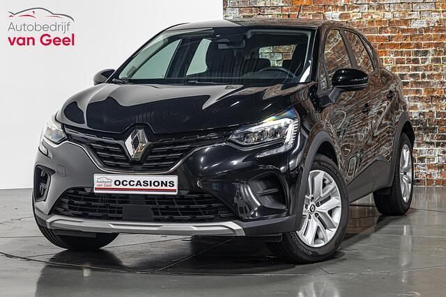Zwart Gebruikt 2021 Renault Captur Zen SUV | € 18.495 (Eerlijke prijs) - Afbeelding 1/4