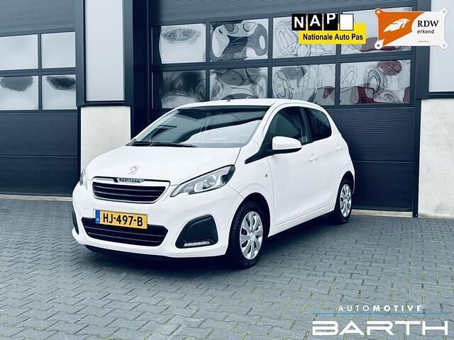 Wit Gebruikt 2014 Peugeot 108 Hatchback | € 5.635 (Eerlijke prijs) - Afbeelding 1/4
