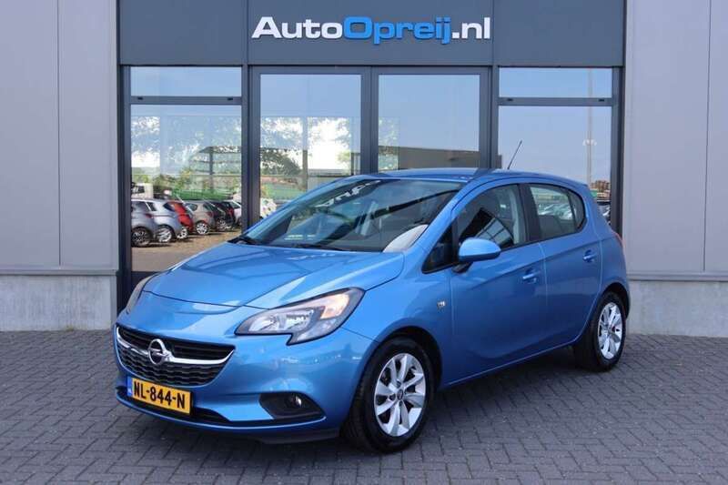 Blauw, metallic lak Gebruikt 2016 Opel Corsa Selection Hatchback | € 8.995 (Iets duurder) - Afbeelding 1/4
