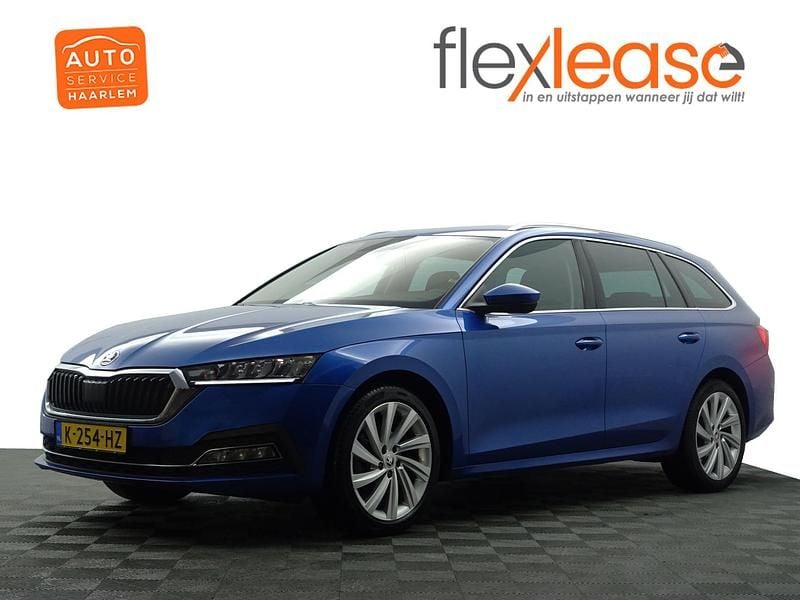 Blauw metallic Gebruikt 2021 Skoda Octavia Business Line Stationwagen | € 18.900 - Afbeelding 1/4