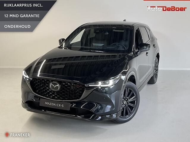 Zwart Nieuw 2025 Mazda CX-5 Homura-Line SUV | € 47.995 (Eerlijke prijs) - Afbeelding 1/4