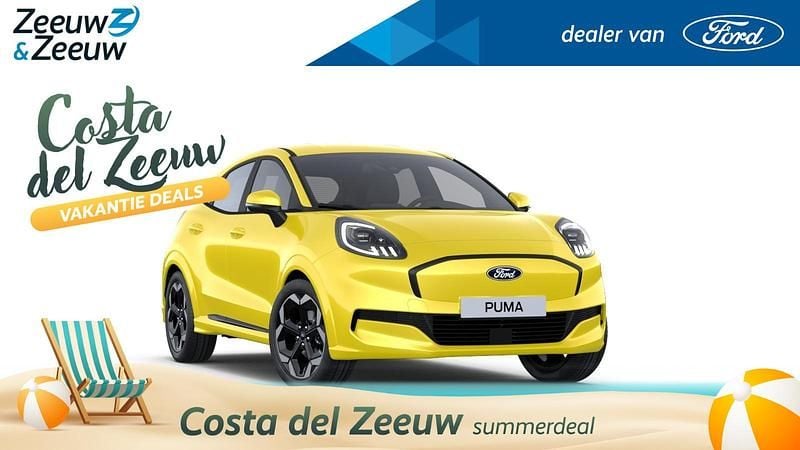 Geel Nieuw 2025 Ford Puma Gen-E Premium SUV | € 32.795 - Afbeelding 1/4