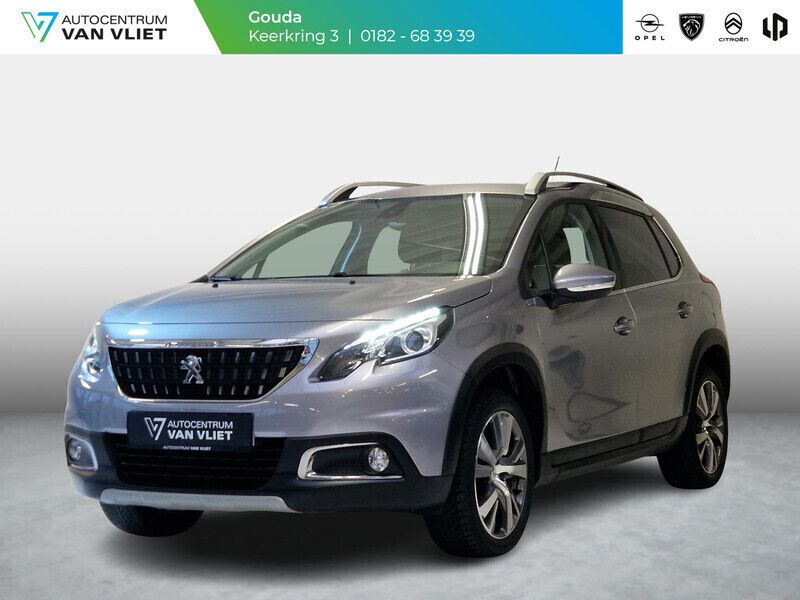 Grijs Gebruikt 2018 Peugeot 2008 Allure SUV | € 15.489 (Duur) - Afbeelding 1/4
