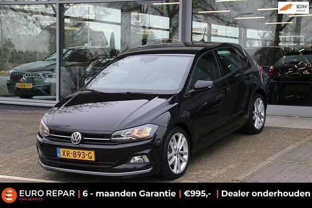 Zwart Occasion 2019 VW Polo Highline Hatchback | € 12.995 (Goede deal) - Afbeelding 1/4