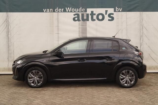 Zwart Gebruikt 2021 Peugeot e-208 Allure Hatchback | € 12.900 (Super prijs) - Afbeelding 1/4
