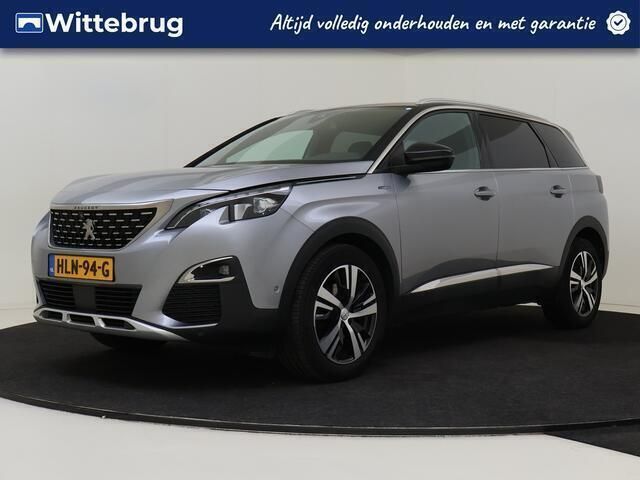 Grijs Gebruikt 2020 Peugeot 5008 GT-line MPV | € 24.925 (Eerlijke prijs) - Afbeelding 1/4
