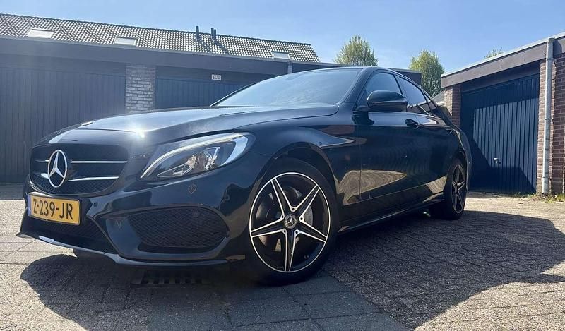 Occasion Mercedes C160 AMG 129 PK (94 kW) 2018 Zwart Coupé