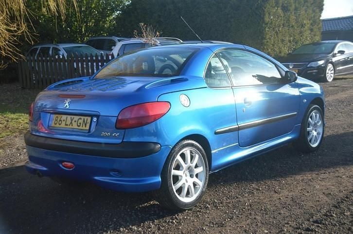 Occasion Peugeot 206 CC Premium 109 PK (80 kW) 2003 Blauw (metallic) Cabriolet