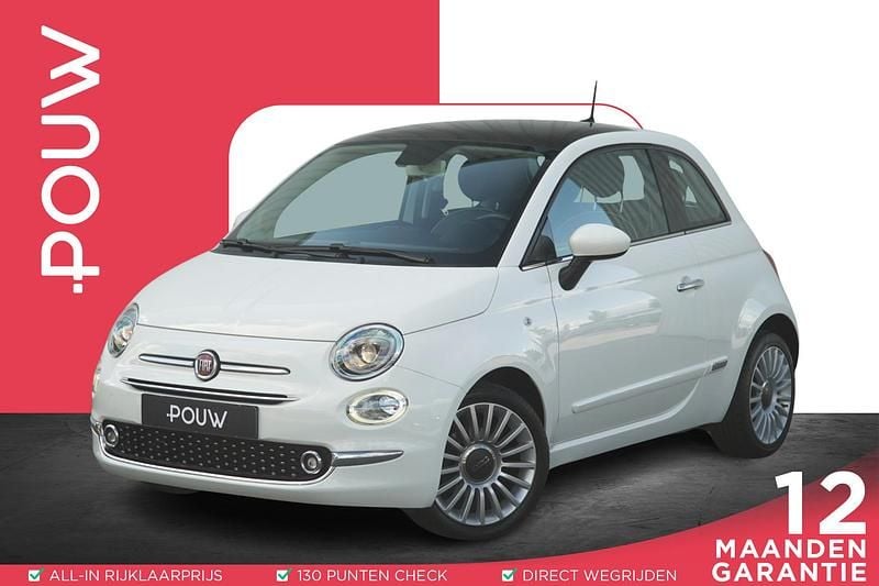 Wit Gebruikt 2019 Fiat 500 Collezione Hatchback | € 11.850 (Eerlijke prijs) - Afbeelding 1/4