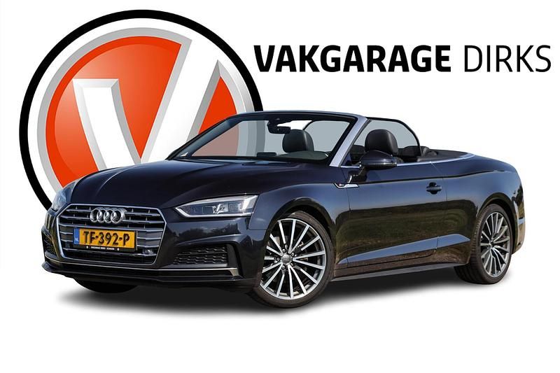Blauw Gebruikt 2018 Audi A5 Cabriolet S-Line Cabriolet | € 25.939 (Iets duurder) - Afbeelding 1/4