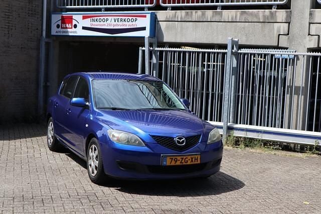 Blauw Gebruikt 2008 Mazda 3 Sense Hatchback | € 1.450 (Eerlijke prijs) - Afbeelding 1/4
