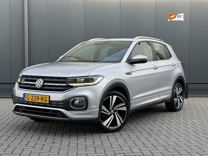 Grijs Gebruikt 2019 VW T-Cross R-line SUV | € 16.250 (Eerlijke prijs) - Afbeelding 1/4