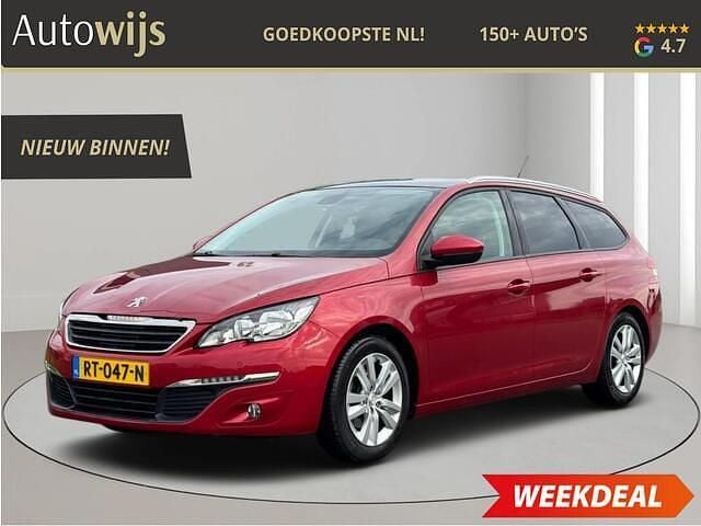 Rood Gebruikt 2018 Peugeot 308 Stationwagen | € 7.895 (Super prijs) - Afbeelding 1/4