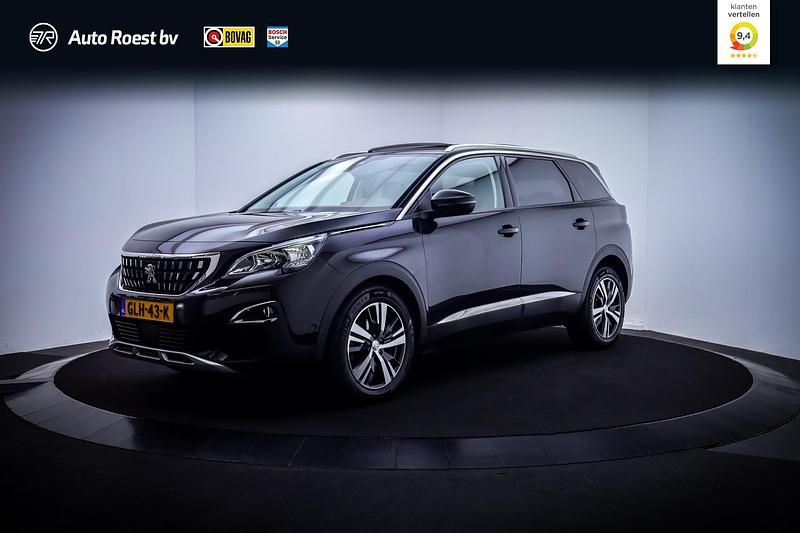 Zwart Gebruikt 2020 Peugeot 5008 Allure MPV | € 22.925 (Iets duurder) - Afbeelding 1/4