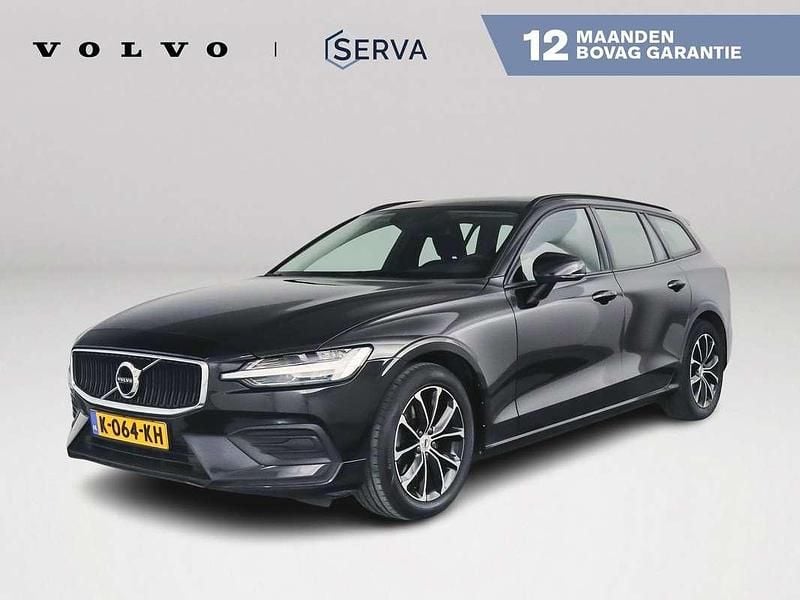 Zwart Gebruikt 2021 Volvo V60 Momentum Stationwagen | € 23.995 (Eerlijke prijs) - Afbeelding 1/4