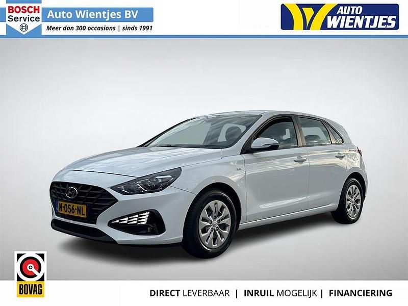 Wit Gebruikt 2021 Hyundai i30 Hatchback | € 14.450 (Super prijs) - Afbeelding 1/4