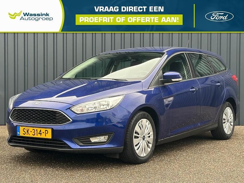Blauw Gebruikt 2018 Ford Focus Stationwagen | € 12.835 (Goede deal) - Afbeelding 1/1