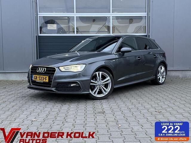 Grijs Gebruikt 2015 Audi A3 Sportback S-Line Hatchback | € 13.740 (Eerlijke prijs) - Afbeelding 1/4