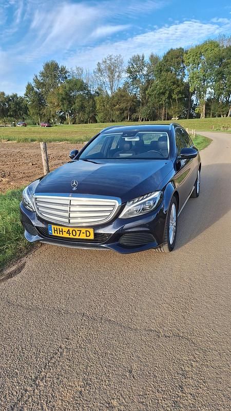 Blauw Gebruikt 2015 Mercedes C350 Edition Stationwagen | € 15.950 (Super prijs) - Afbeelding 1/4