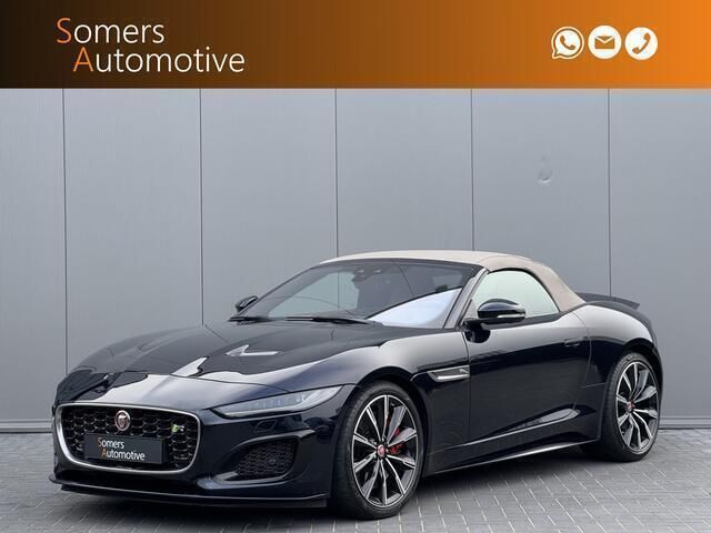 Blauw, metallic lak Gebruikt 2021 Jaguar F-Type Supercharged Cabriolet | € 117.950 - Afbeelding 1/4